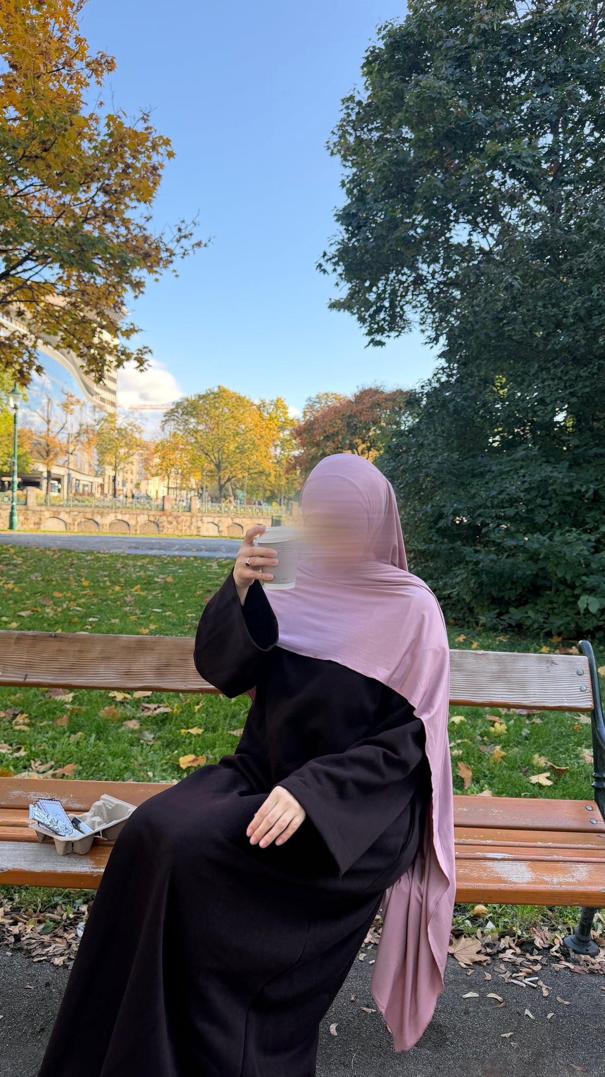Cotton Sweat-Abaya espresso