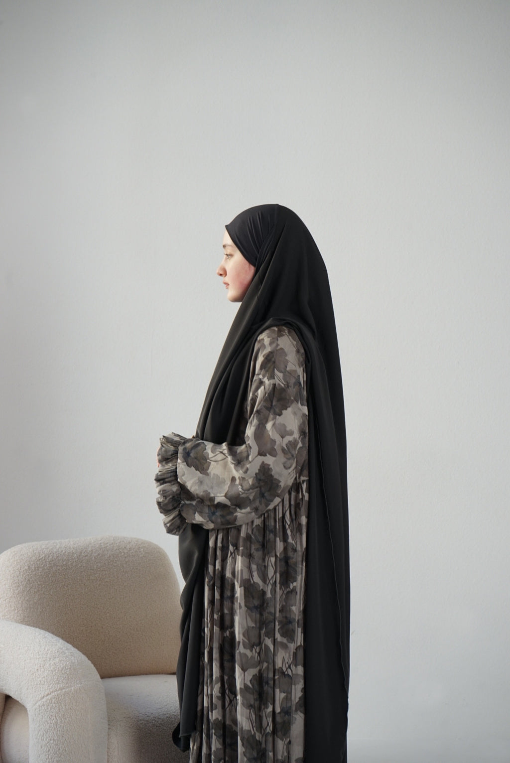 Abaya Rosalinda (greyish)