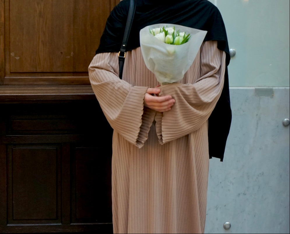 gerippte Abaya
