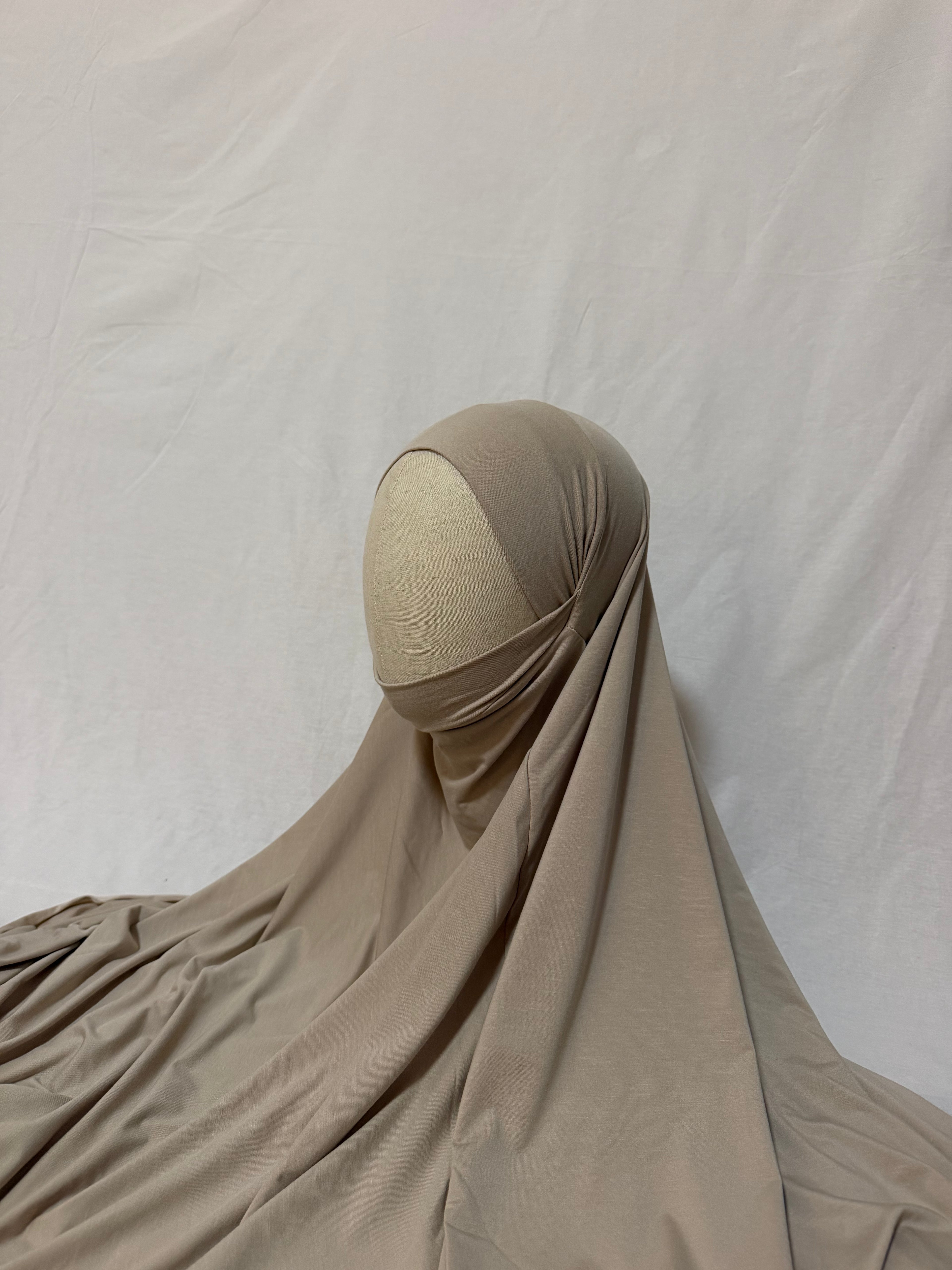 Midi Khimar aus Baumwolljersey