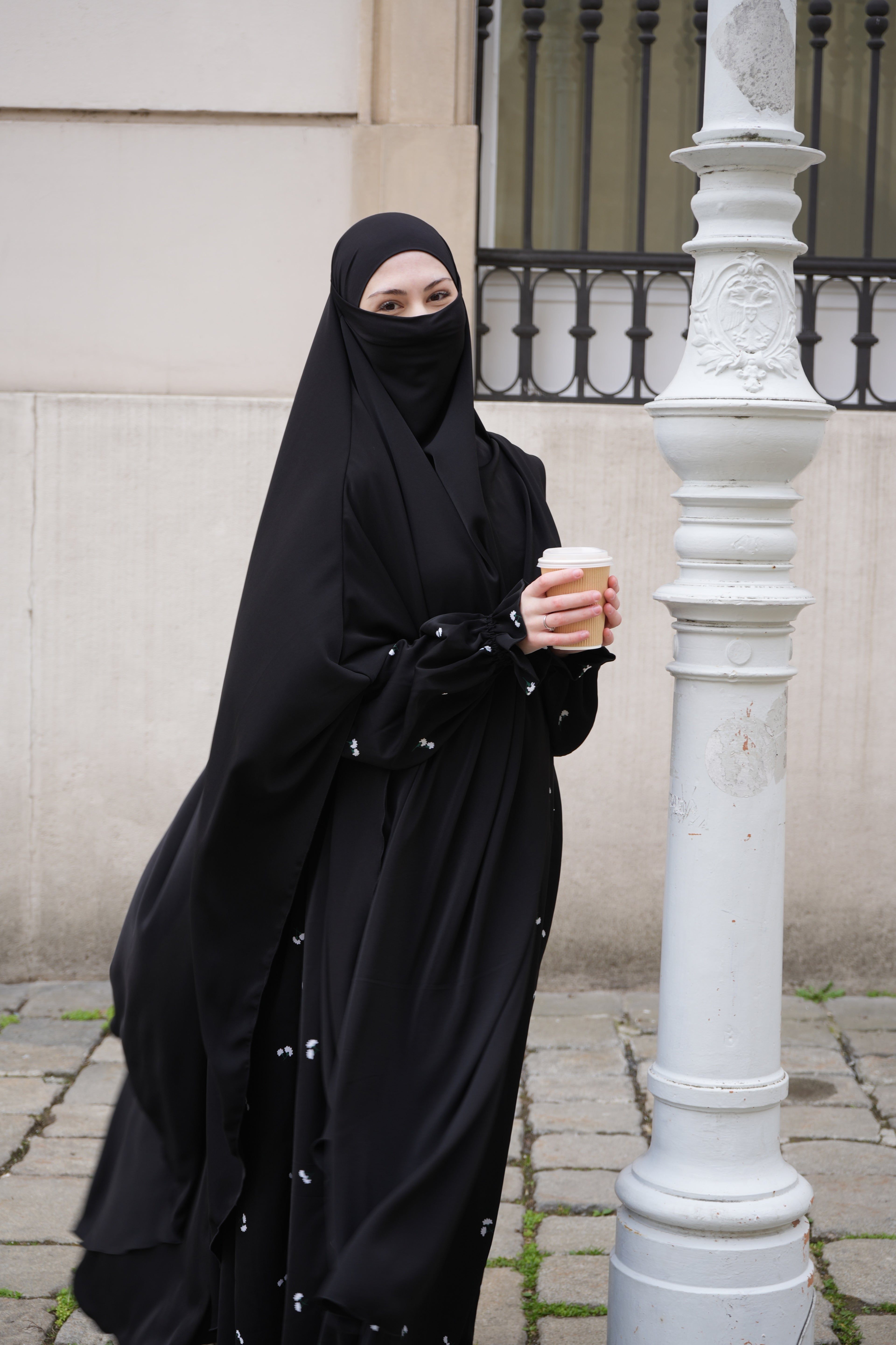 Maxi-Khimar (schwarz)