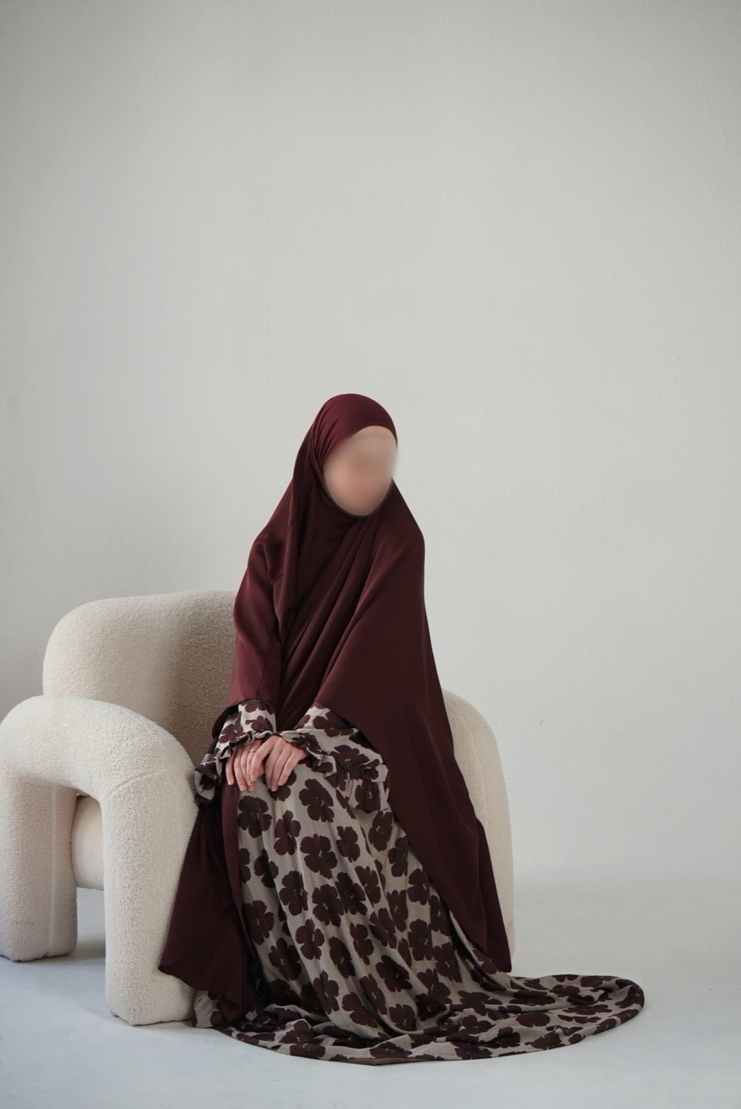 Abaya Rosalinda (bordeaux)