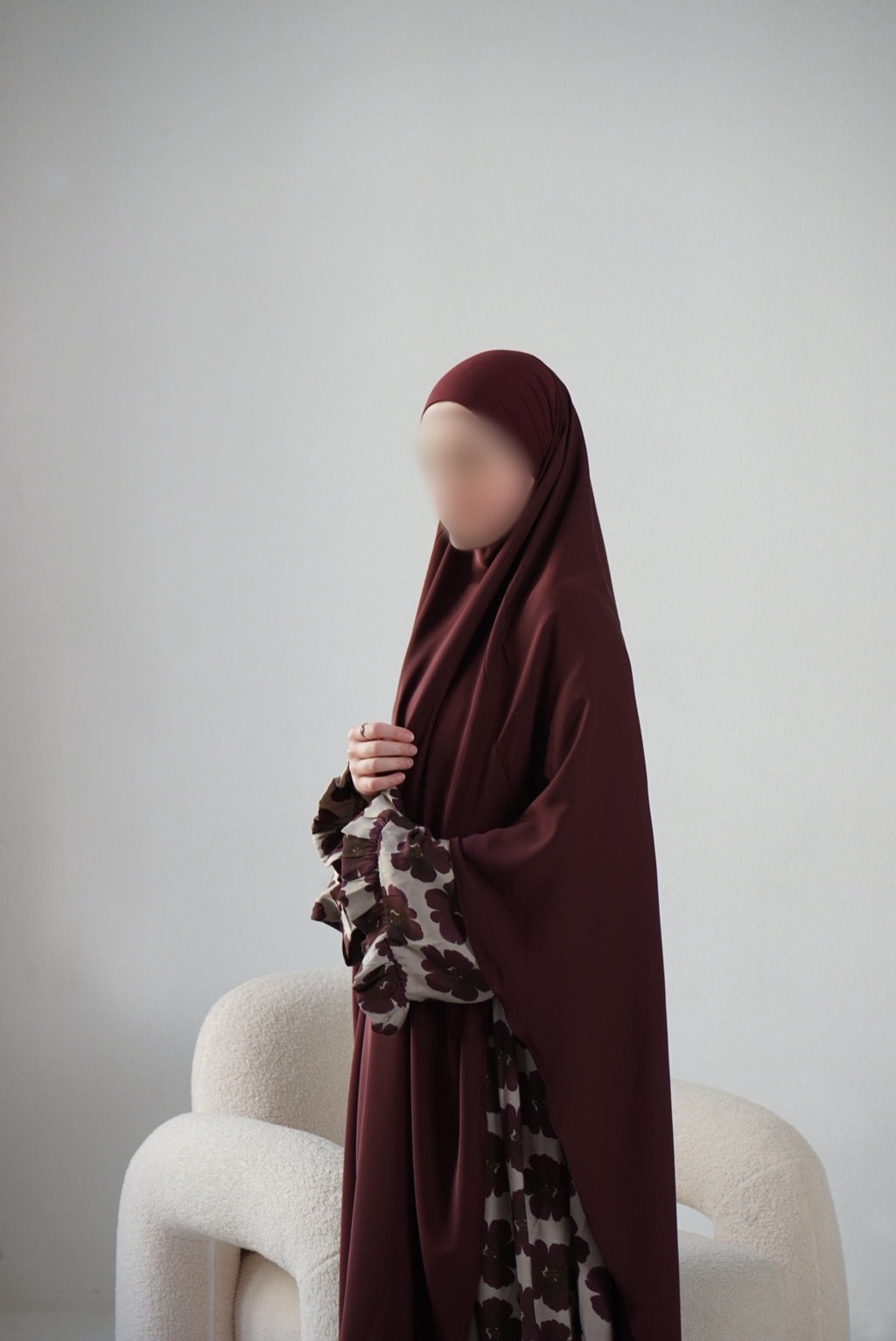 Maxi - Khimar (bordeaux)