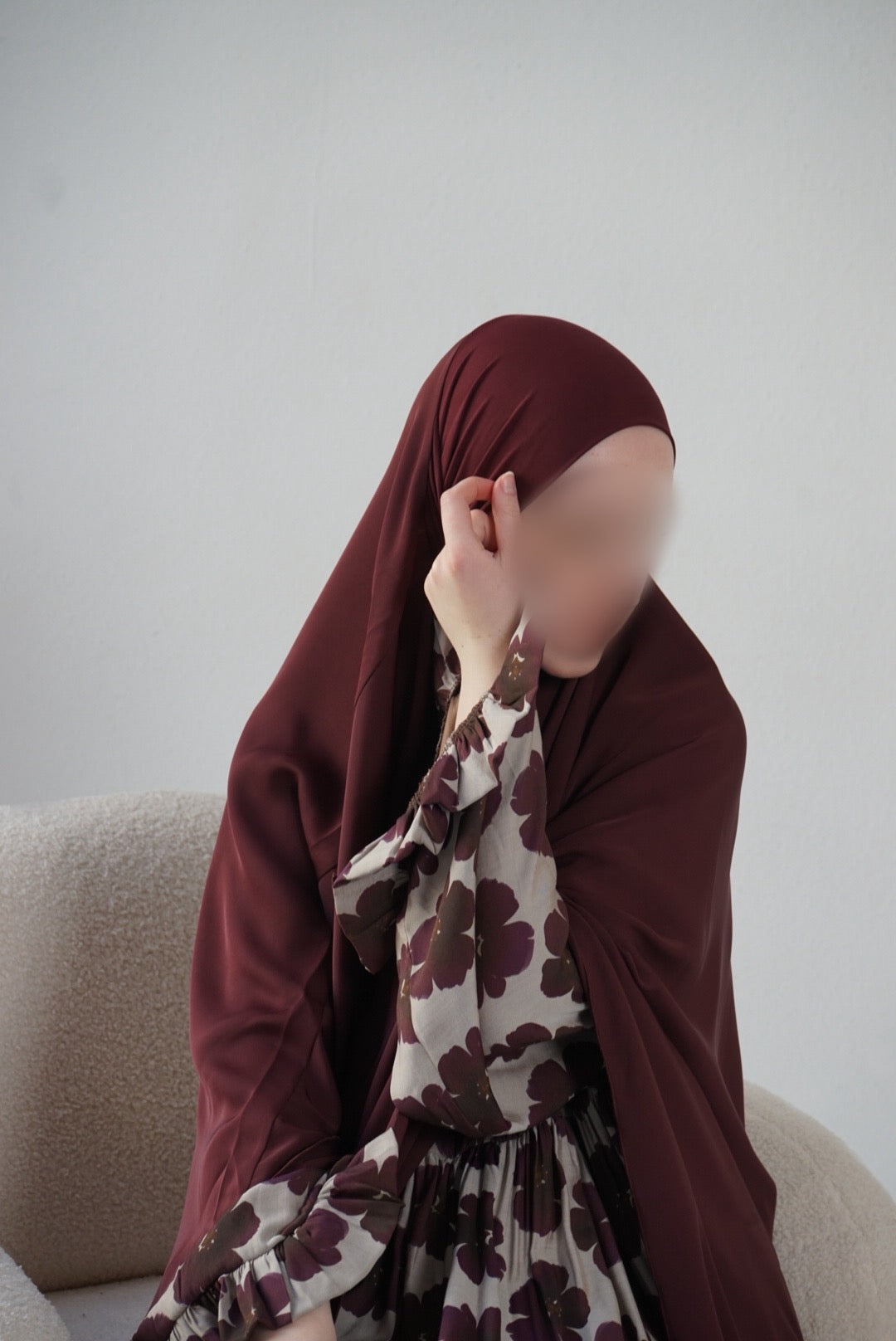 Maxi - Khimar (bordeaux)