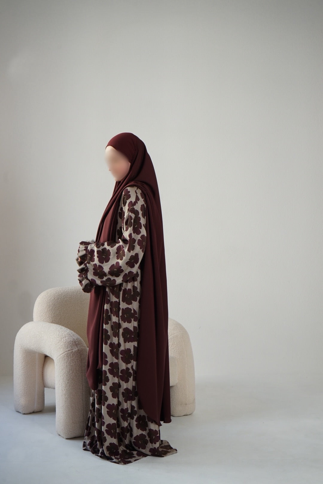 Maxi - Khimar (bordeaux)