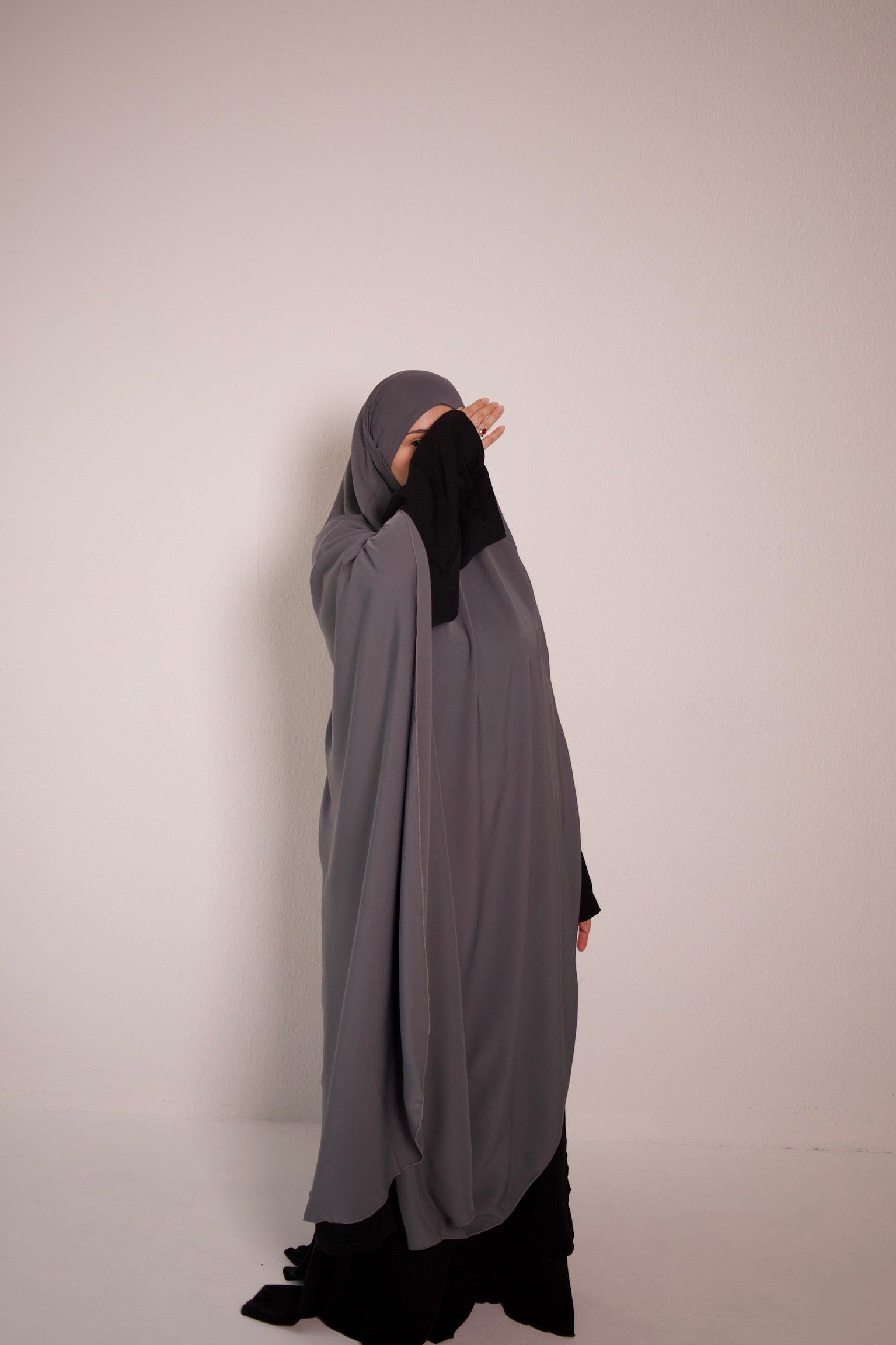 Maxi Khimar (grau)