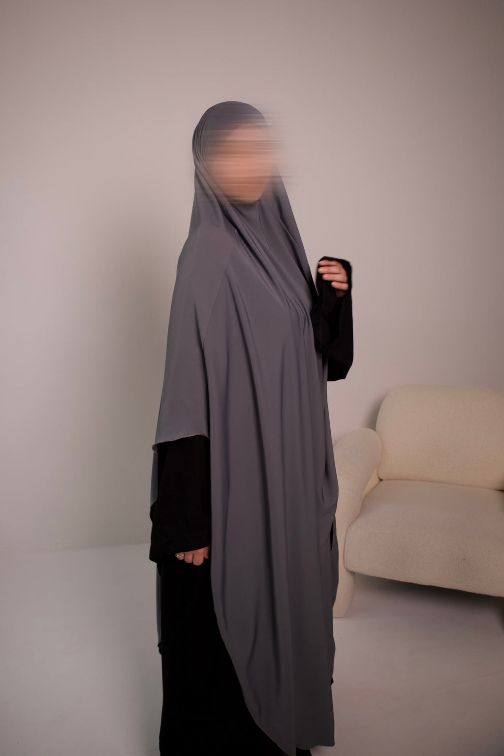 Maxi Khimar (grau)