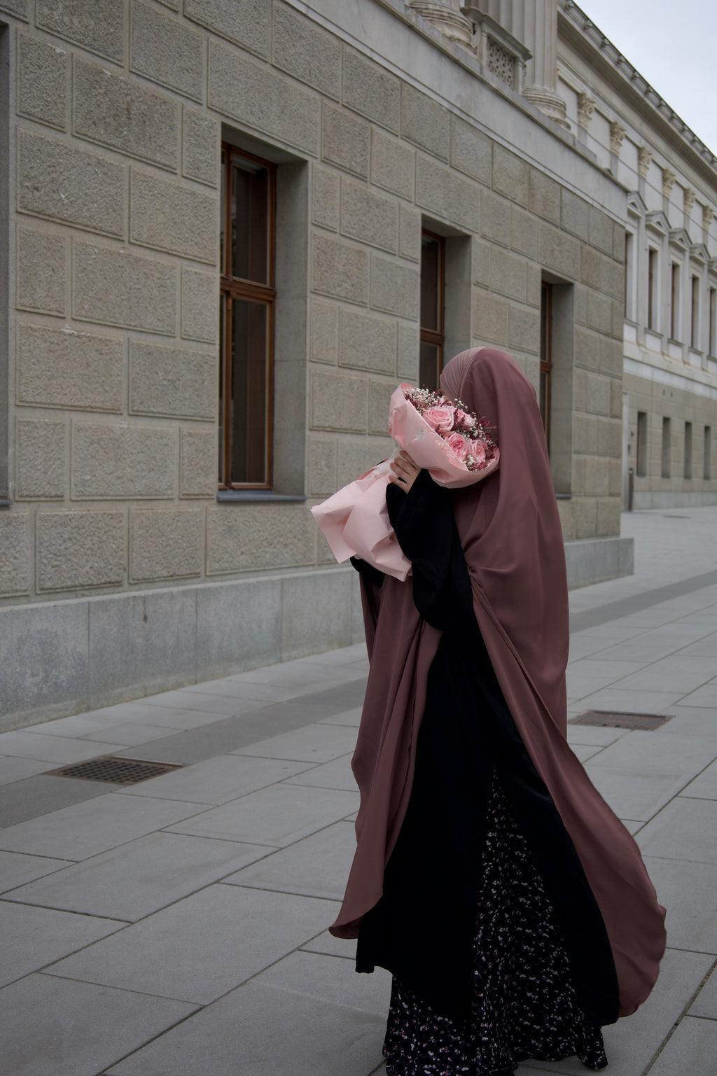 Maxi Khimar (altrosa)
