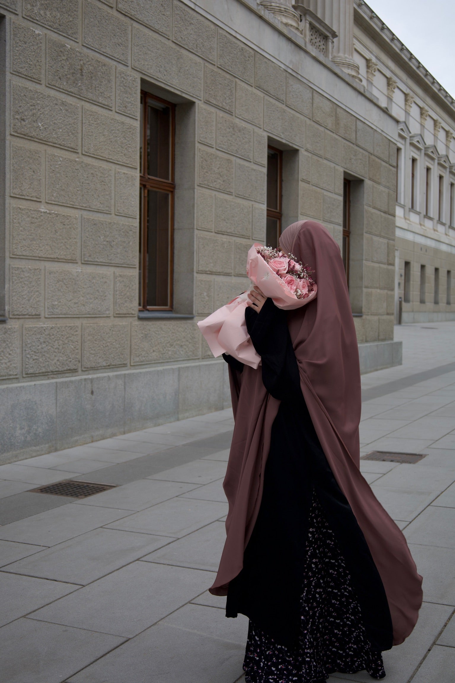 Maxi Khimar (altrosa)