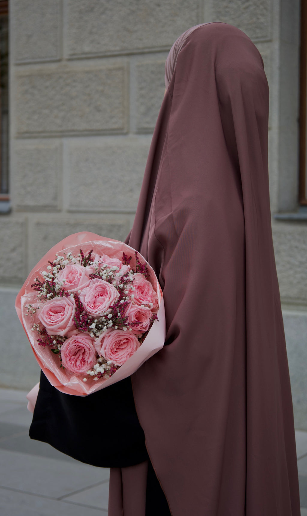 Maxi Khimar (altrosa)
