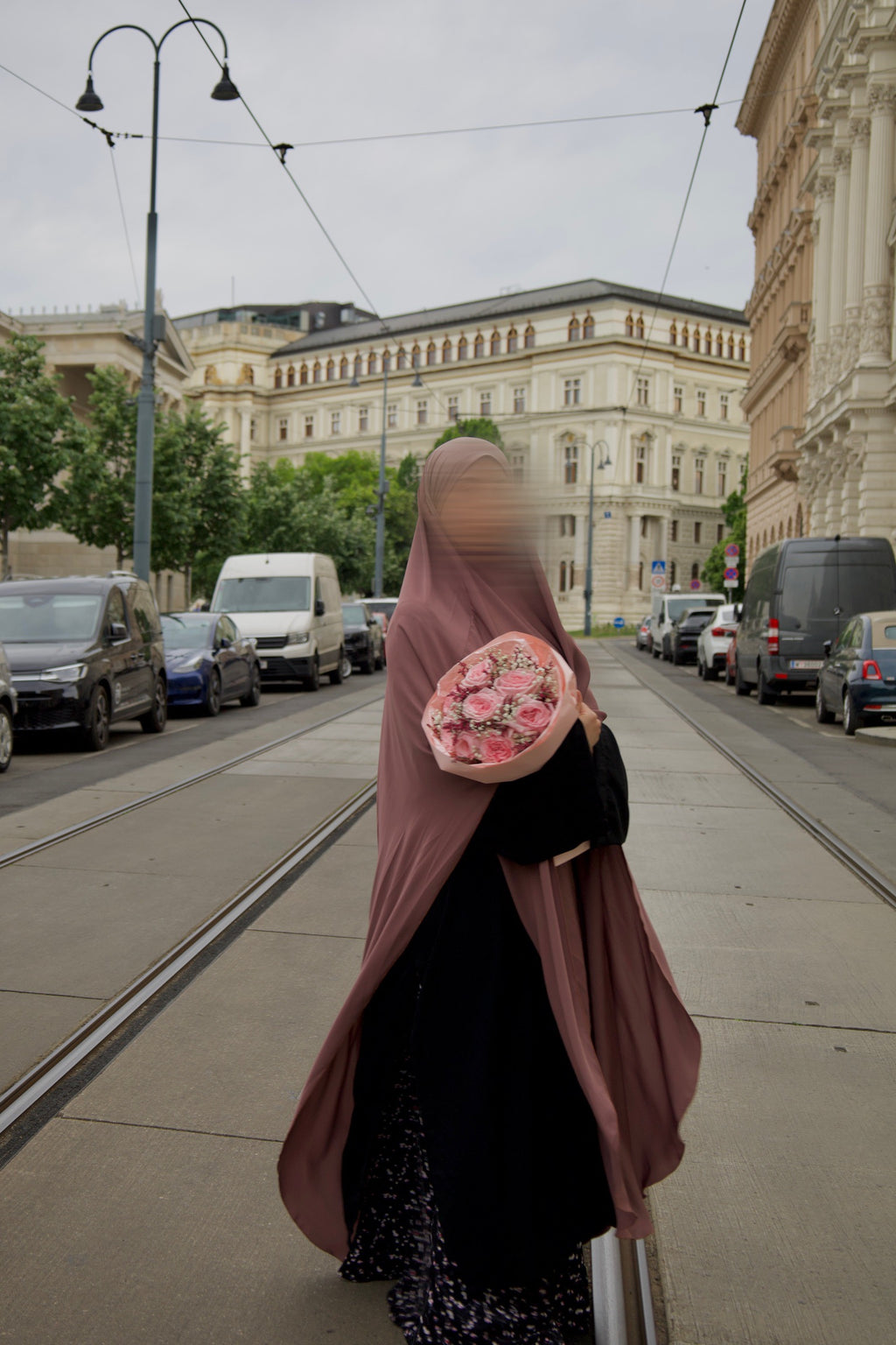 Maxi Khimar (altrosa)