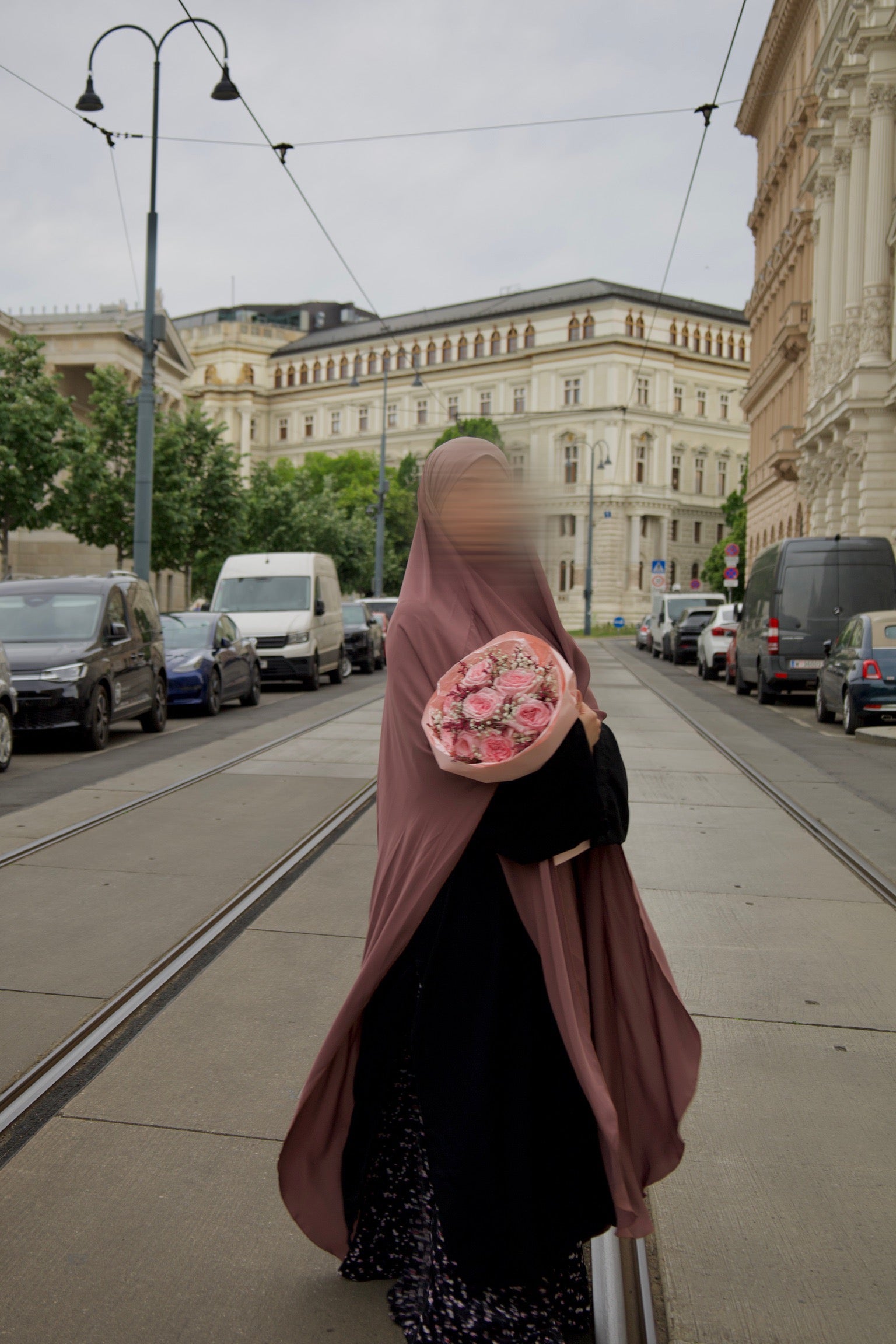 Maxi Khimar (altrosa)