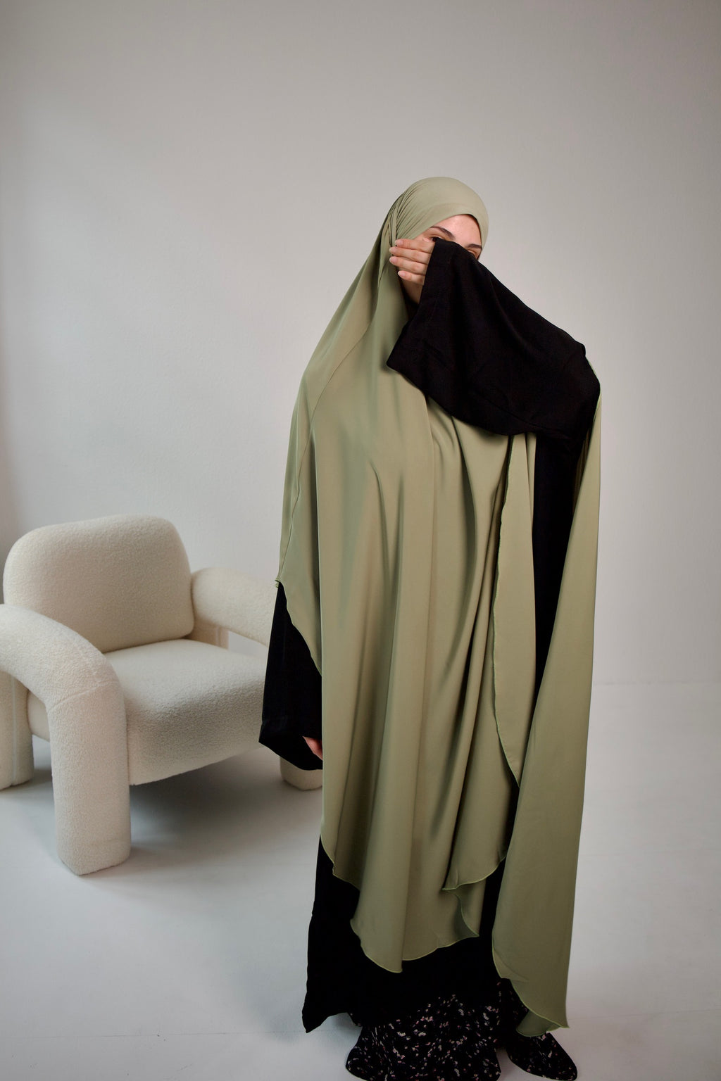 Maxi Khimar (salbeigrün)