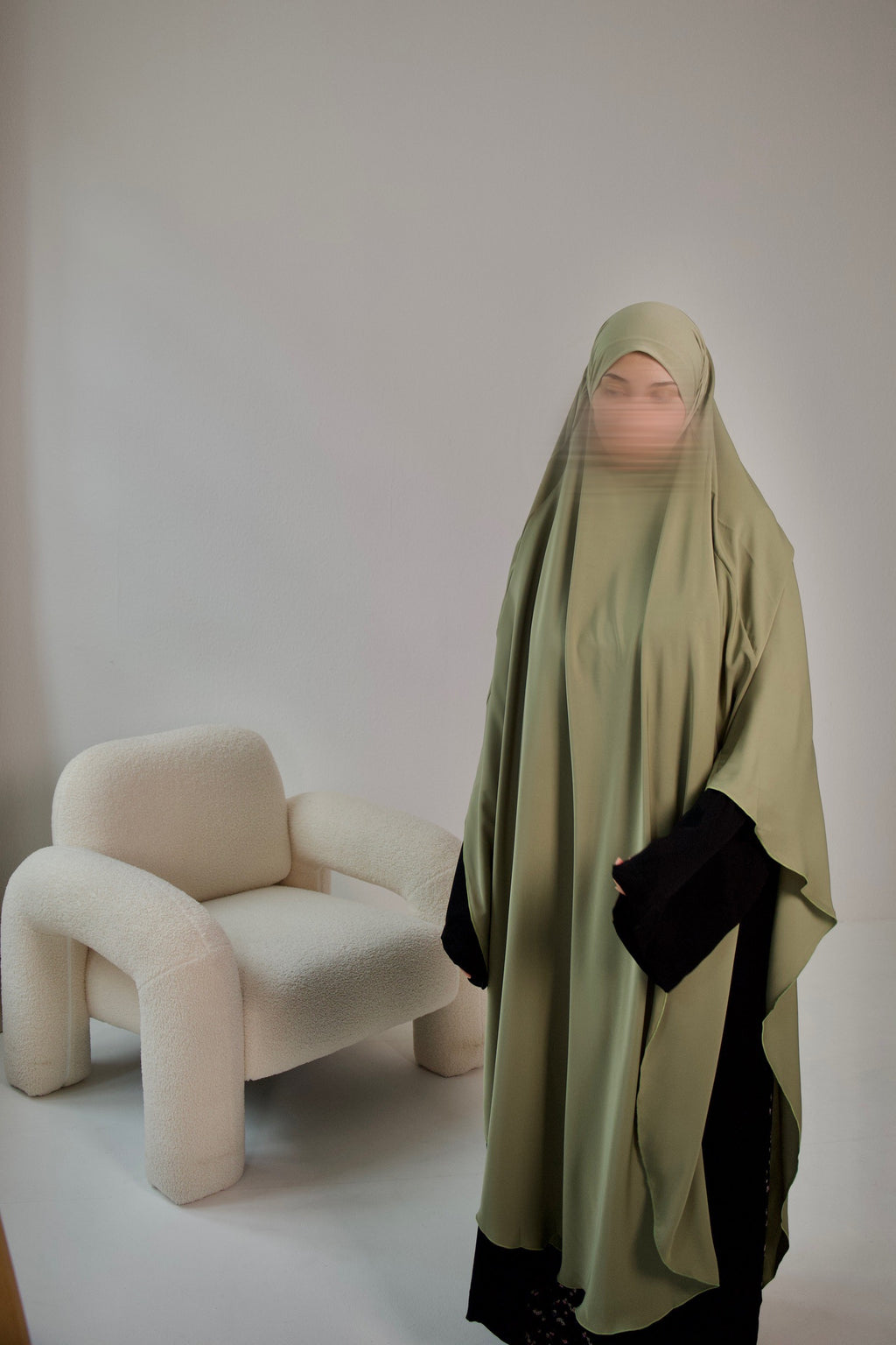 Maxi Khimar (salbeigrün)