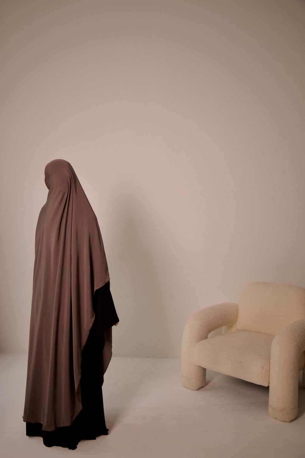 Maxi Khimar (cappuccino)