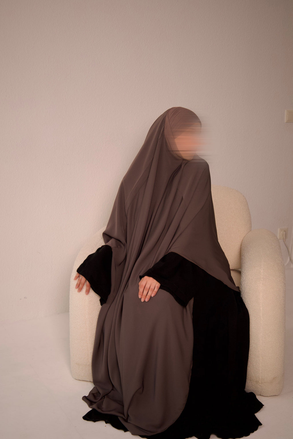Maxi Khimar (cappuccino)