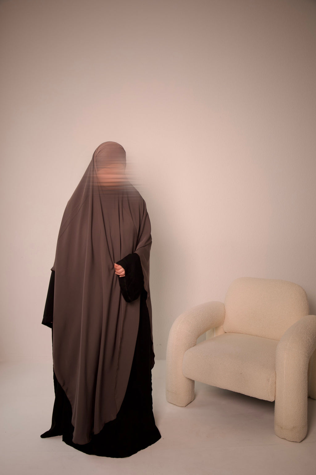 Maxi Khimar (cappuccino)