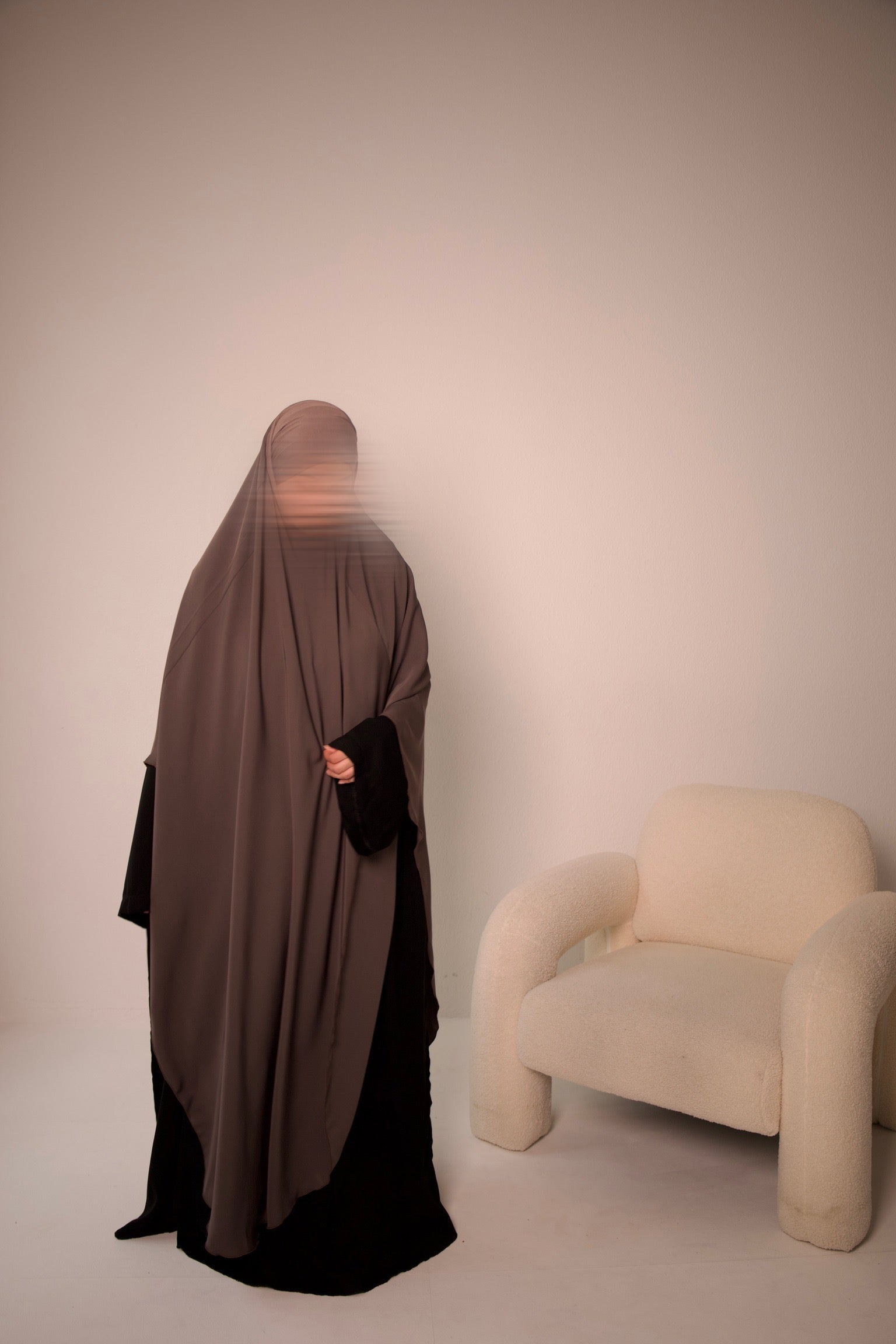 Maxi Khimar (cappuccino)